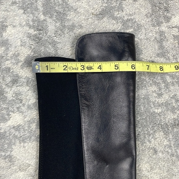 New Stuart Weitzman The City Boot Over the Knee Black Leather Sz 4 - Picture 9 of 13